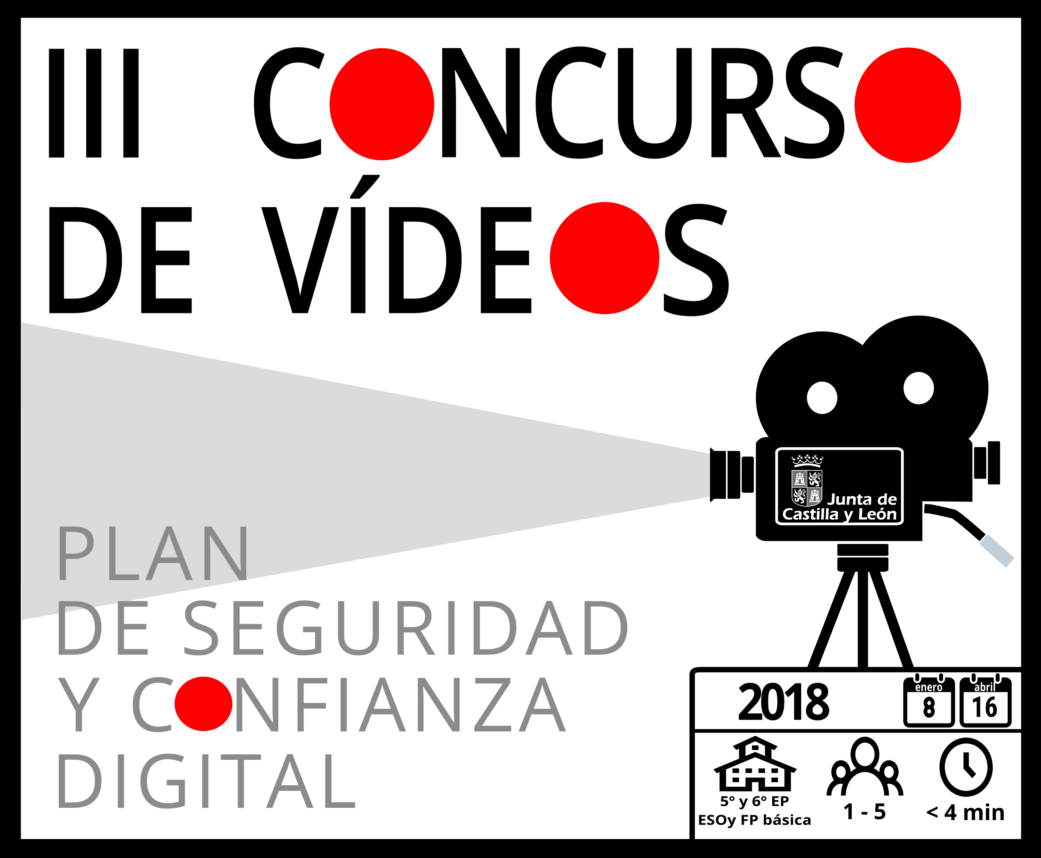 Cartel concurso de vídeos 2018